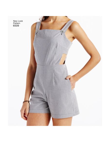 Patron New Look 6509 - Combi - short et combi - pantalon