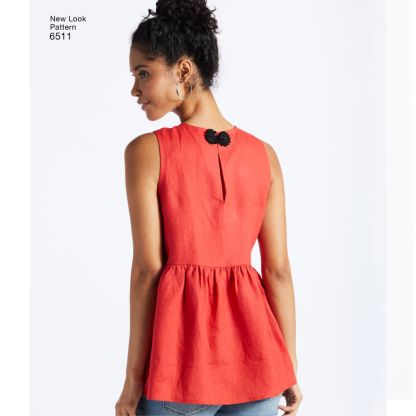 Patron New Look 6511 - Blouse et tunique 2