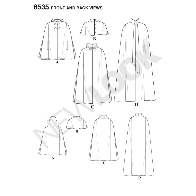 Patron New Look 6535 - Veste et manteau