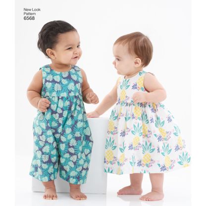 Patron New Look 6568 - Ensemble bébé 2