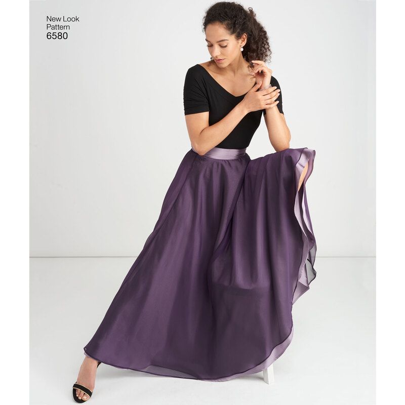 Patron New Look 6580 - Jupe