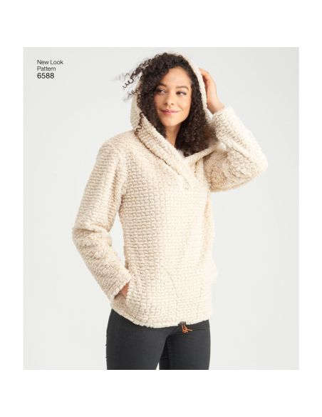 Patron New Look 6588 - Pull unisexe