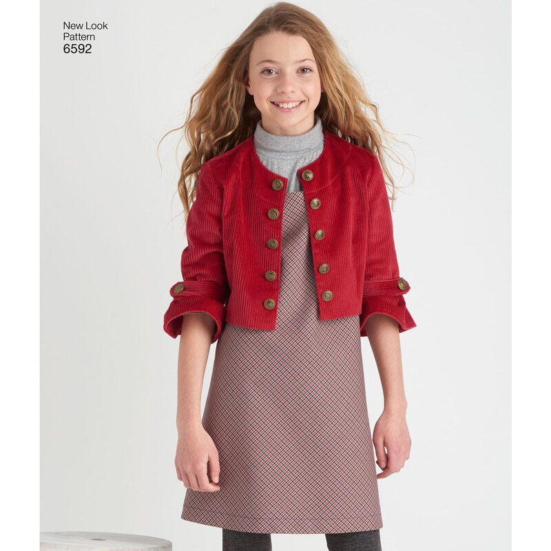 Patron New Look 6592 - Ensemble pour filles