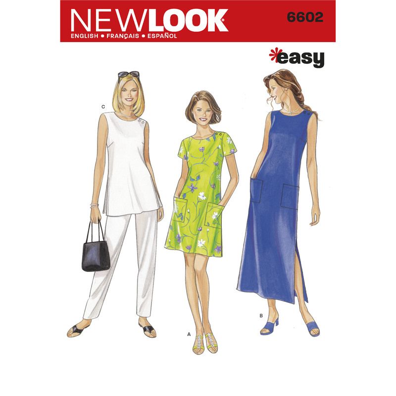 Patron New Look 6602 - Robe