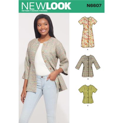 Patron New Look 6607 - Gilet