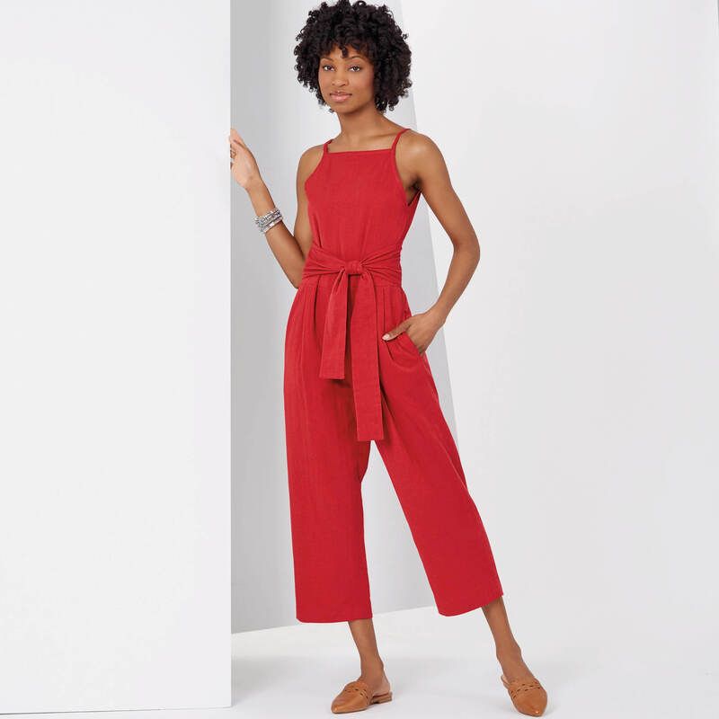 Patron New Look 6616 - Robe et combinaison à bretelles