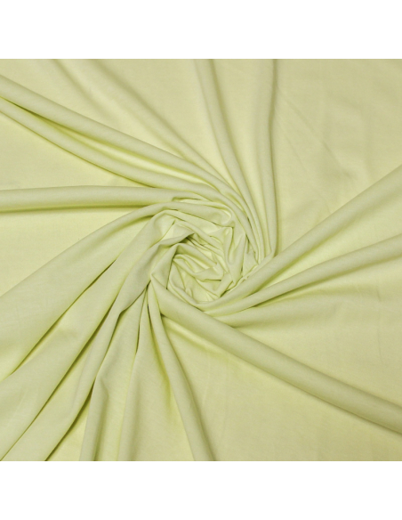 Jersey 100% coton GOTS - Jaune