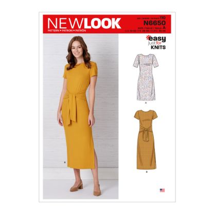 Patron New Look 6650 - Robe pull