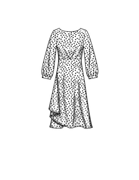 Patron New Look 6655 -  Robe