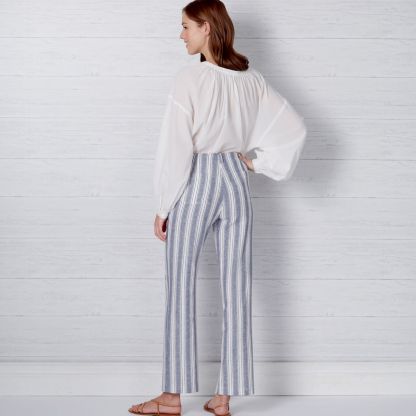 Patron New Look 6660 - Pantalon évasé taille haute 2