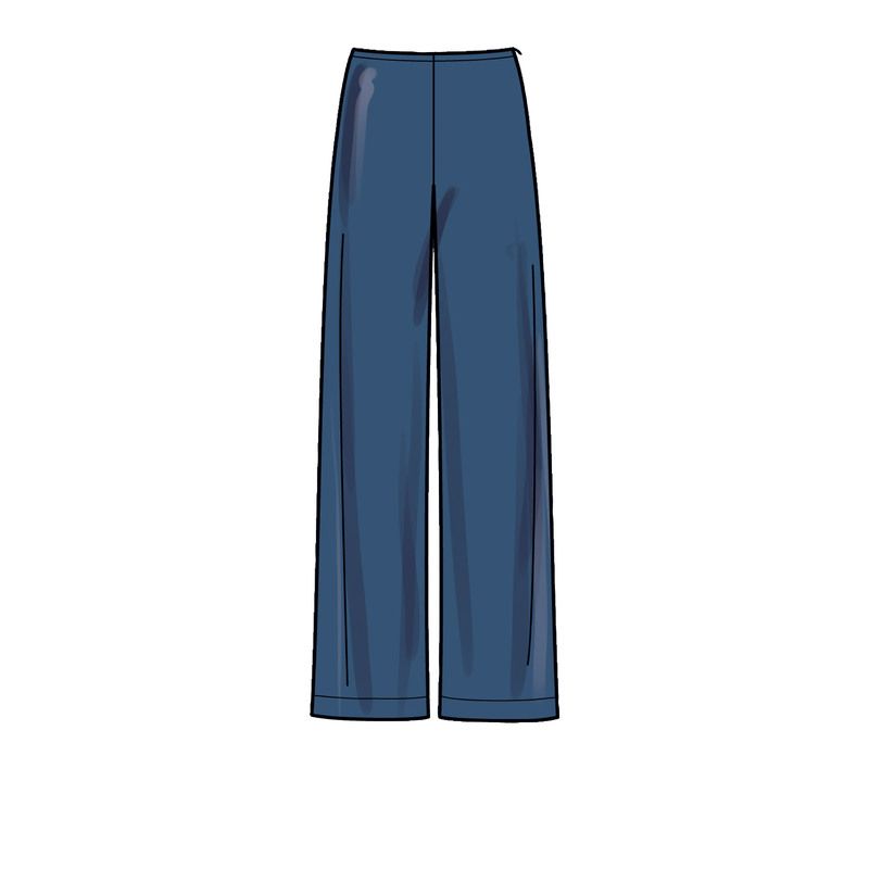 Patron New Look 6678 - Ensemble pantalon et haut manches gigot