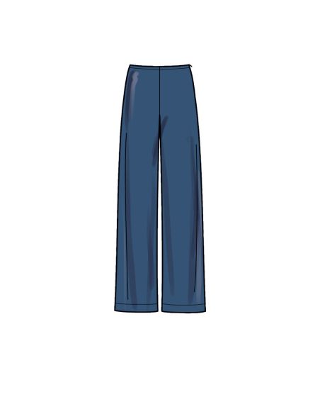 Patron New Look 6678 - Ensemble pantalon et haut manches gigot