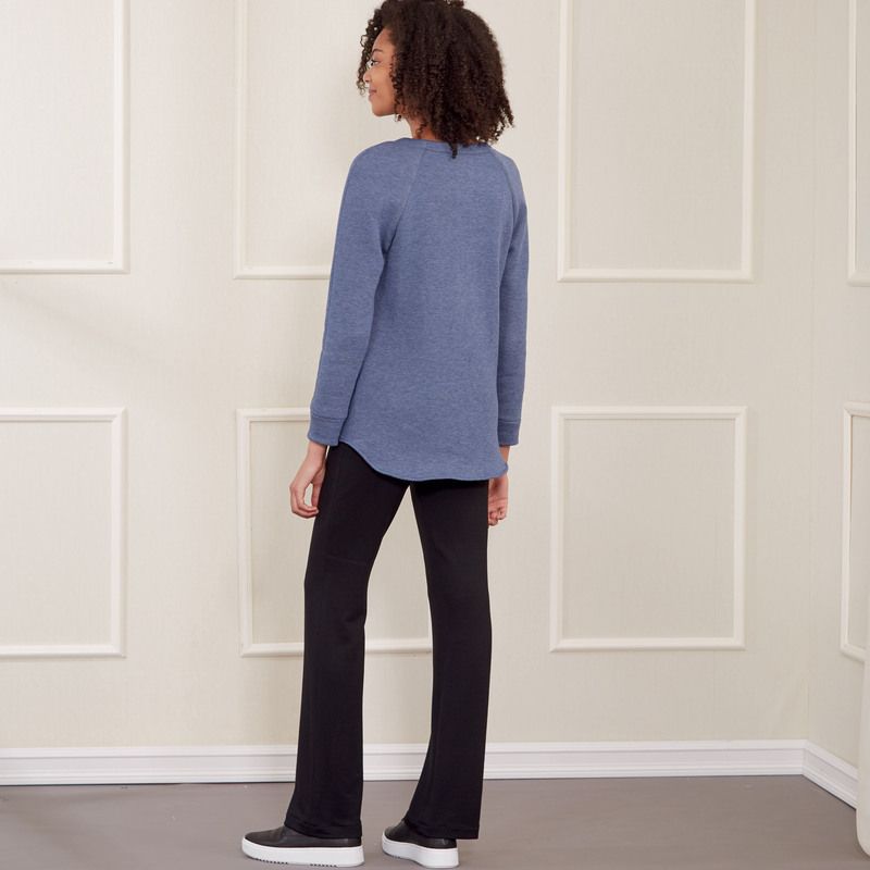 Patron New Look 6689 - Ensemble style Lounge, tunique et pantalon