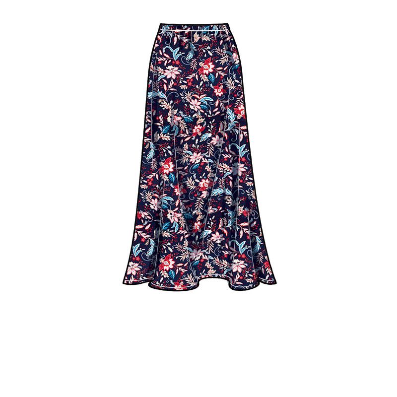 Patron New Look 6710 - Ensemble Femme, Veste zippée et Jupe longue