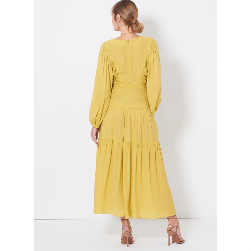 Patron New Look 6718 - Robe longue avec décolleté en V