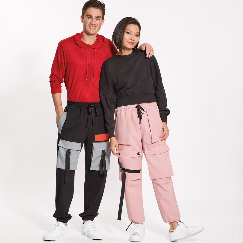 Patron New Look 6745 - Pantalon cargo unisexe