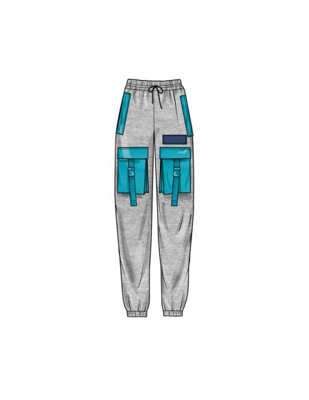 Patron New Look 6745 - Pantalon cargo unisexe