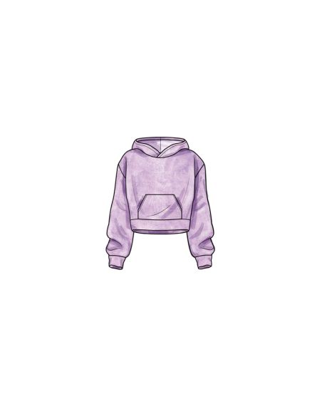 Patron New Look 6747 - Sweat à capuche et jupe
