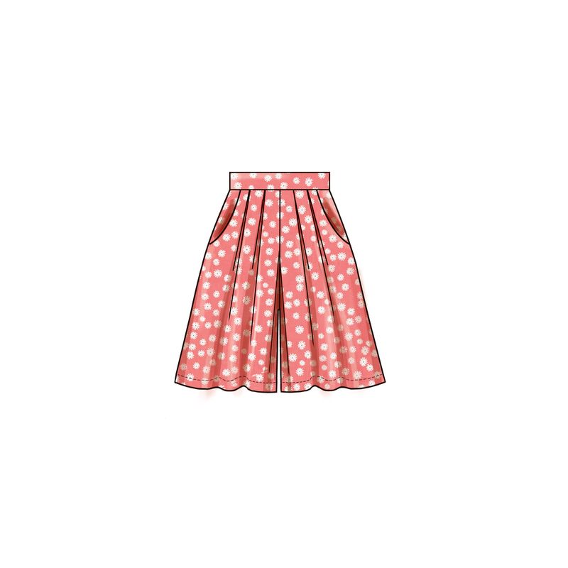 Patron New Look 6756 - Shorts en pantalons amples
