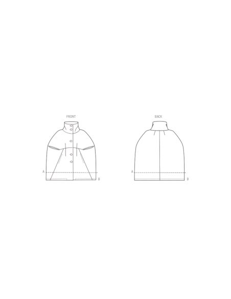 Patron New Look 6768 - Cape