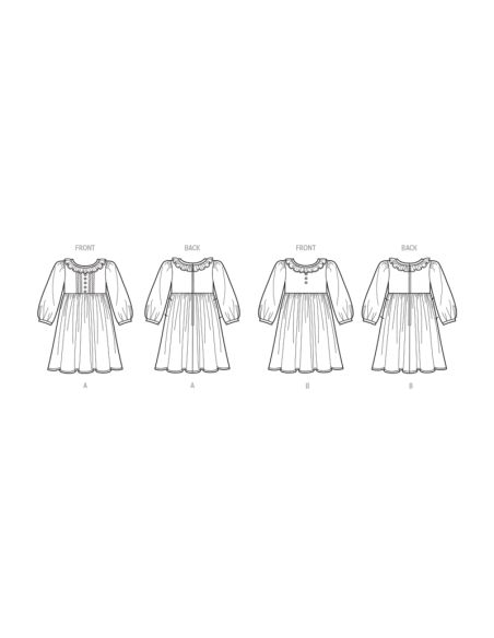 Patron New Look 6774 - Robe pour enfants