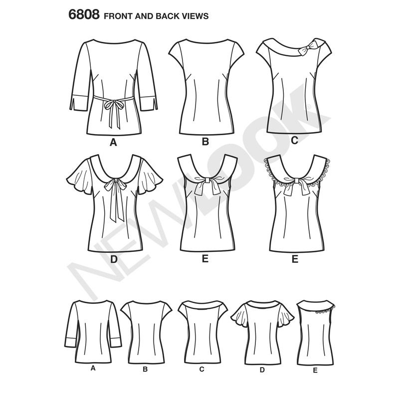 Patron New Look 6808 - Tee-Shirt