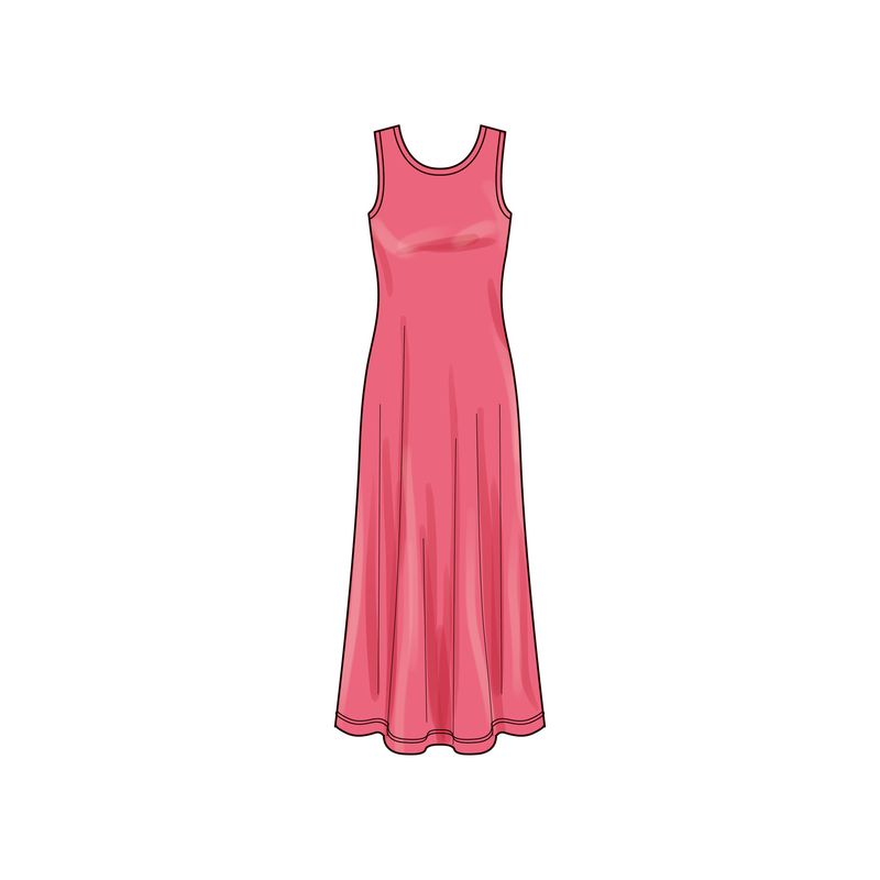 Patron New Look 6775 - Robe en tricot en deux longueurs