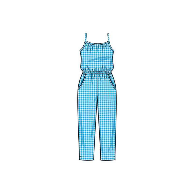 Patron New Look 6783 - Combinaison et robe d’été pour enfants