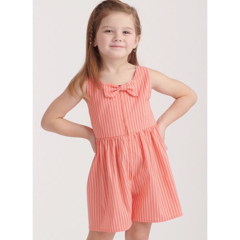 Patron New Look 6784 - Robes et barboteuse pour enfants