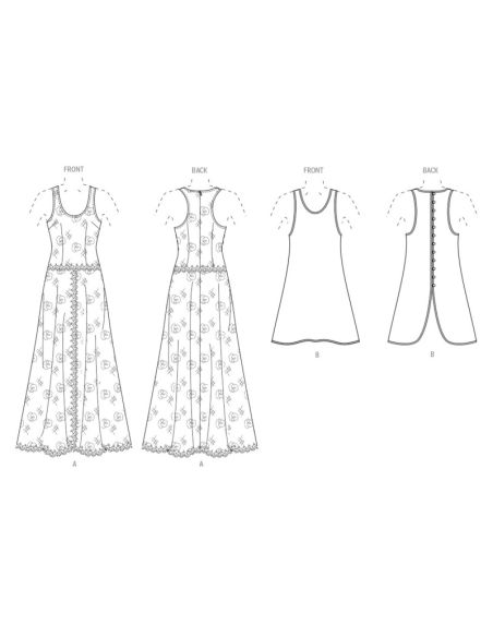 Patron Vogue 2028 U5 - Robe