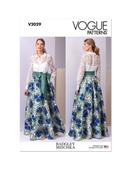 Patron Vogue 2029 Y5 - Robe