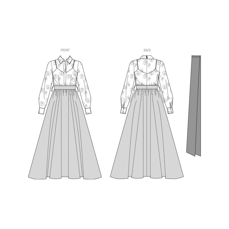 Patron Vogue 2029 Y5 - Robe