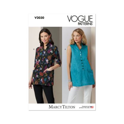 Patron Vogue 2030 B5 - Tunique trapèze