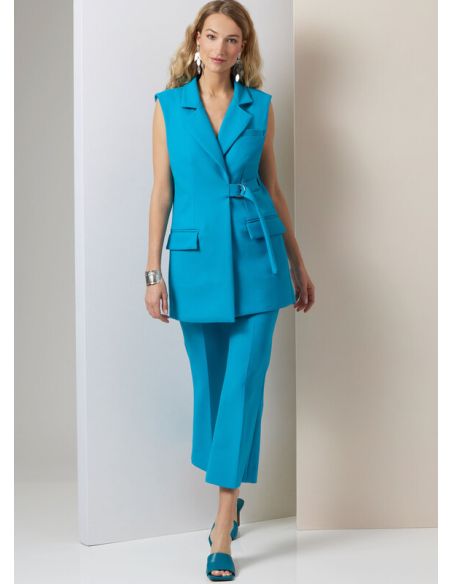 Patron Vogue 2036 H5 - Gilet et pantalon