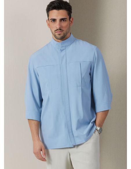 Patron Vogue 2039 A - Chemise et pantalon unisexes