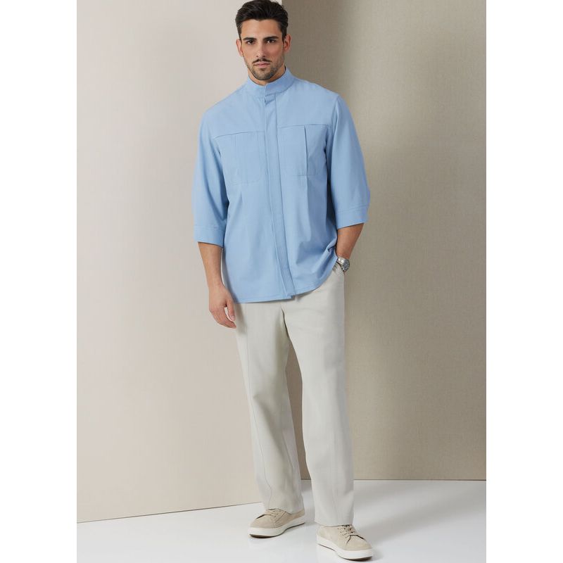 Patron Vogue 2039 A - Chemise et pantalon unisexes