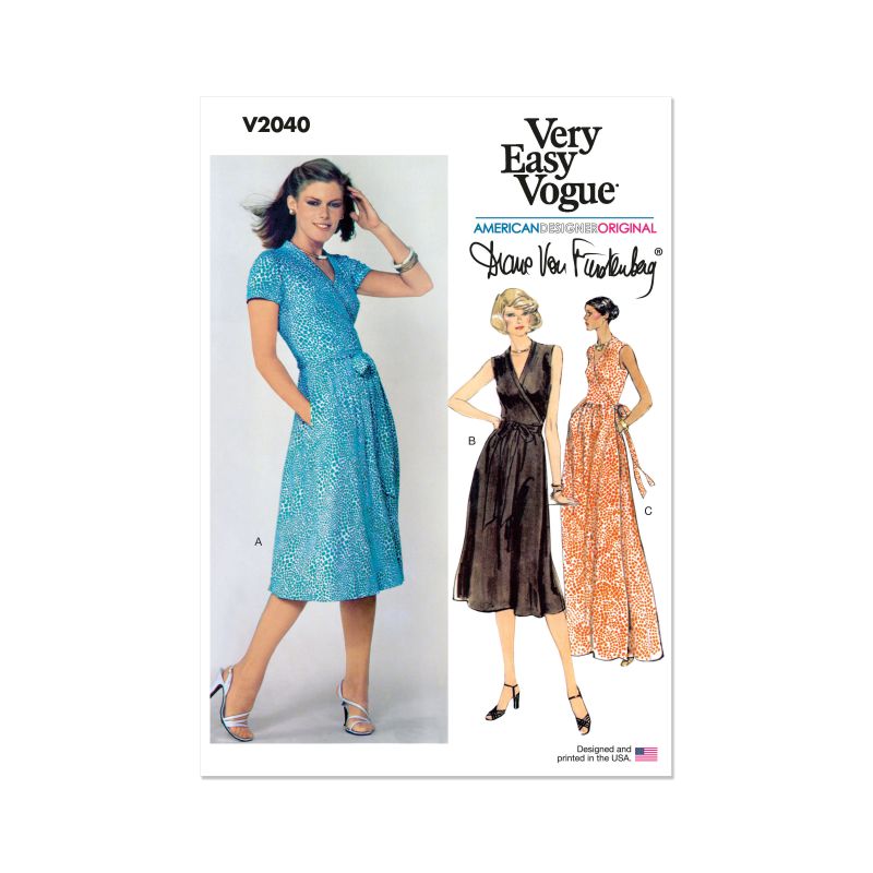 Patron Vogue 2040 U5 - Robe portefeuille