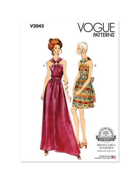 Patron Vogue 2042 Y5 - Robe