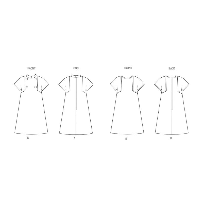 Patron Butterick 6990/Y5- Robe une pièce Vintage Butterick des années 1960