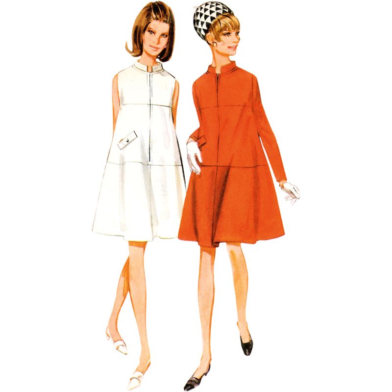 Patron Butterick 6991/Y5 - Robe une pièce Vintage Butterick des années 1960