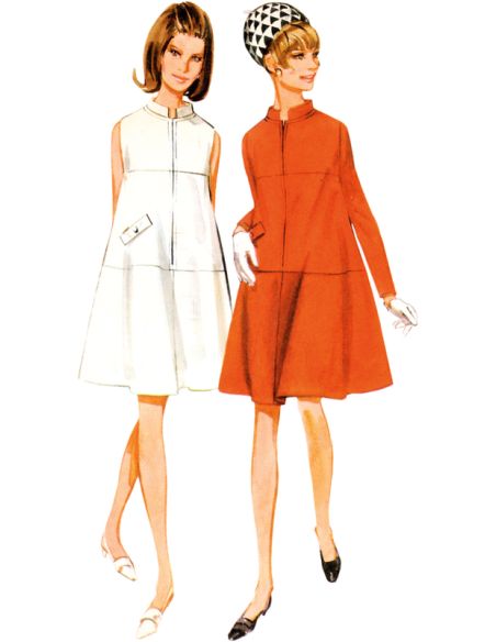 Patron Butterick 6991/Y5 - Robe une pièce Vintage Butterick des années 1960