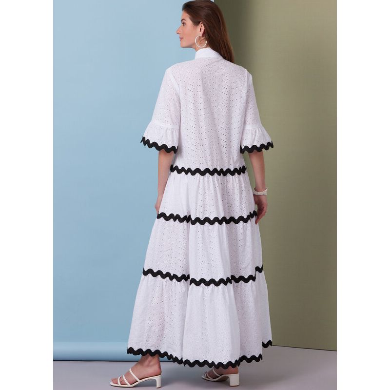 Patron Butterick 6993/K5 - Robes amples avec col montant