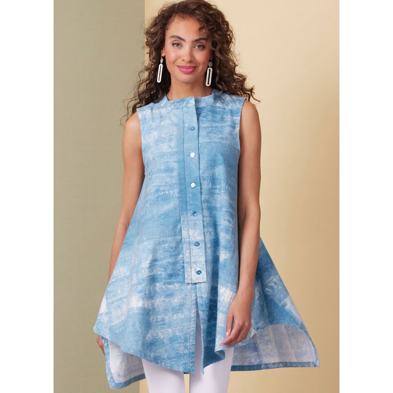 Patron Butterick 6995/Y5 - Hauts à pied de col