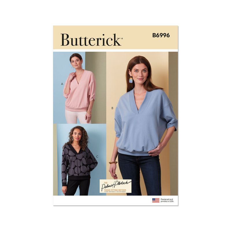 Patron Butterick 6996/Y5 - Hauts amples