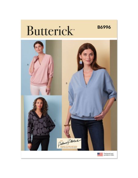 Patron Butterick 6996/Y5 - Hauts amples
