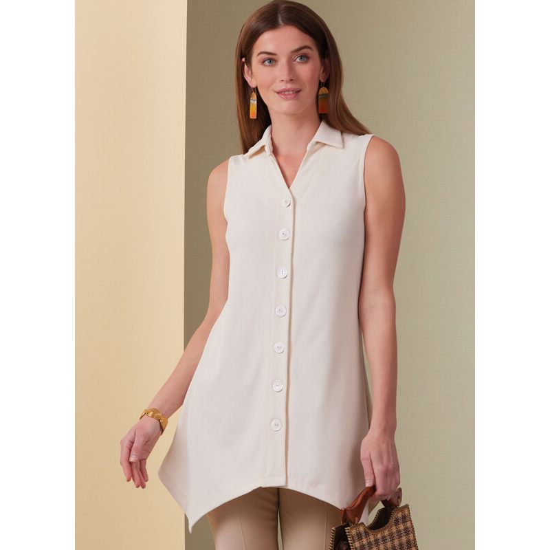 Patron Butterick 6997/BB - Hauts moulants en maille