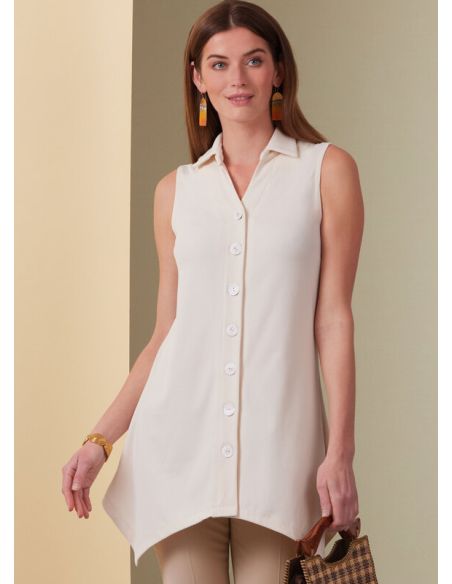Patron Butterick 6997/BB - Hauts moulants en maille