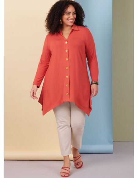 Patron Butterick 6997/BB - Hauts moulants en maille