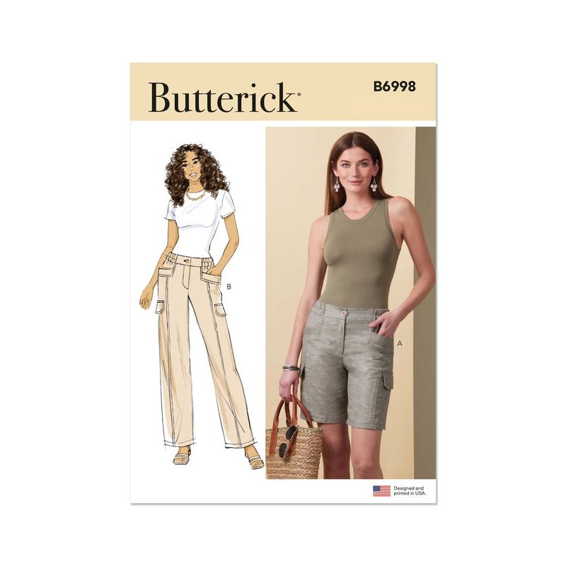 Patron Butterick 6998/Y5 - Short ou pantalon