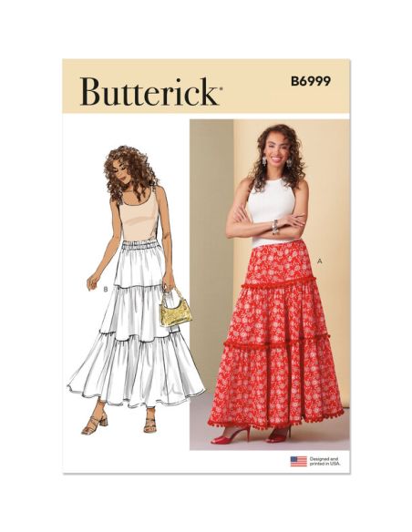 Patron Butterick 6999/Y5 - Jupes amples